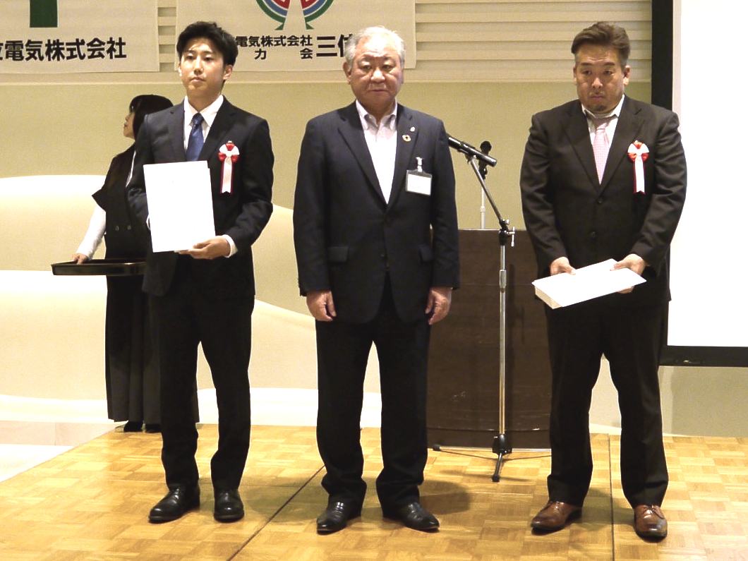 写真：表彰式