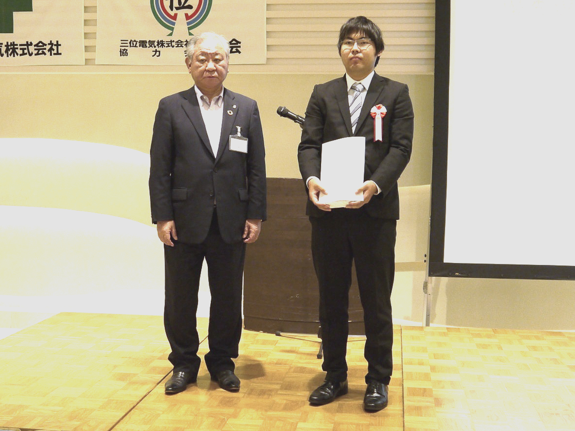 写真：表彰式