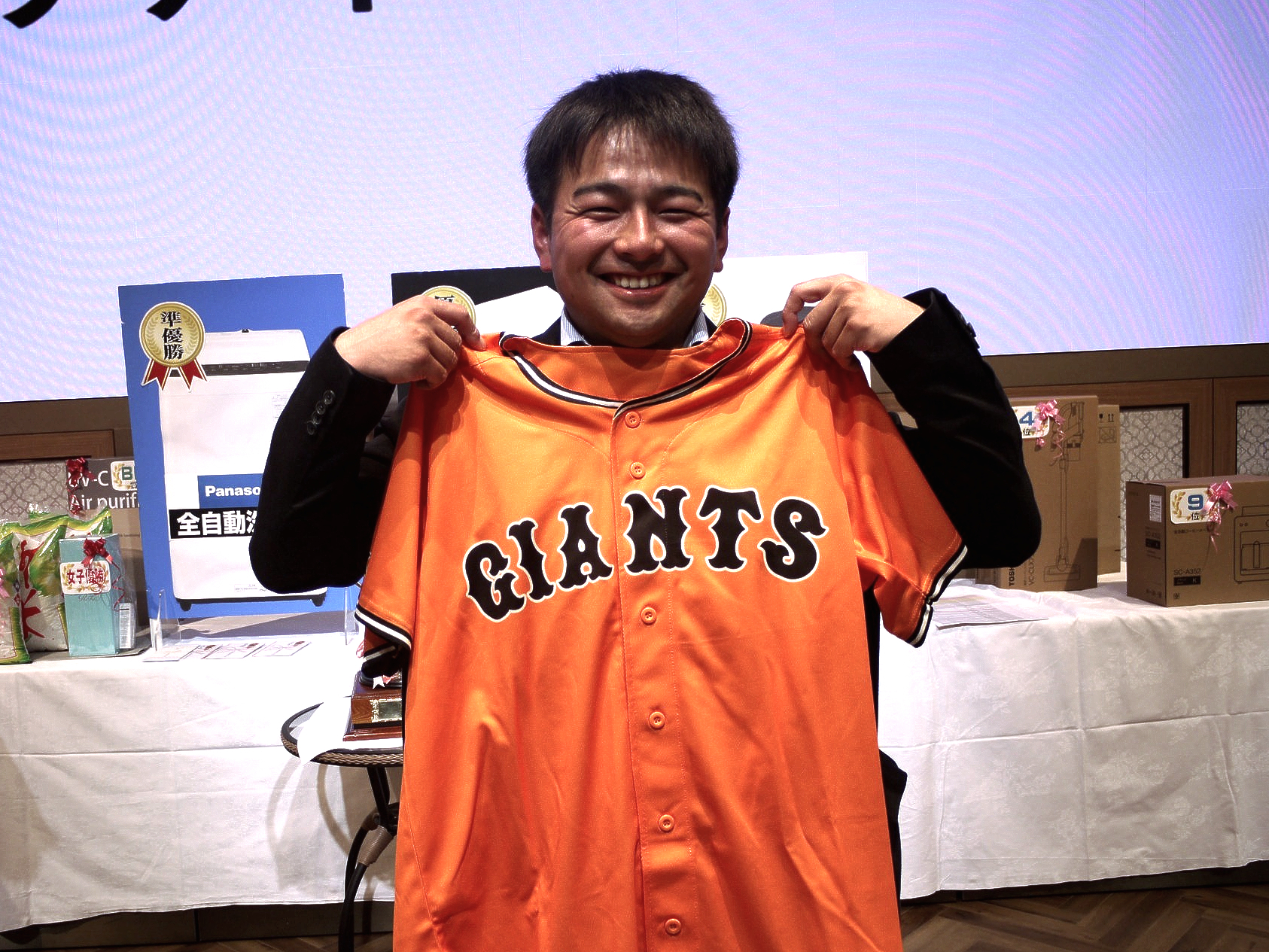 写真：成績発表　表彰式