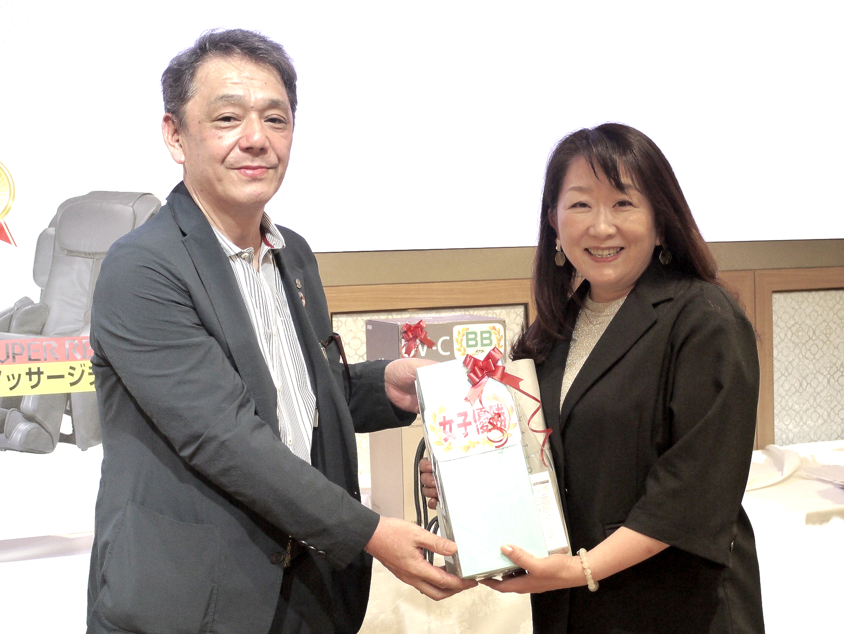 写真：成績発表　表彰式
